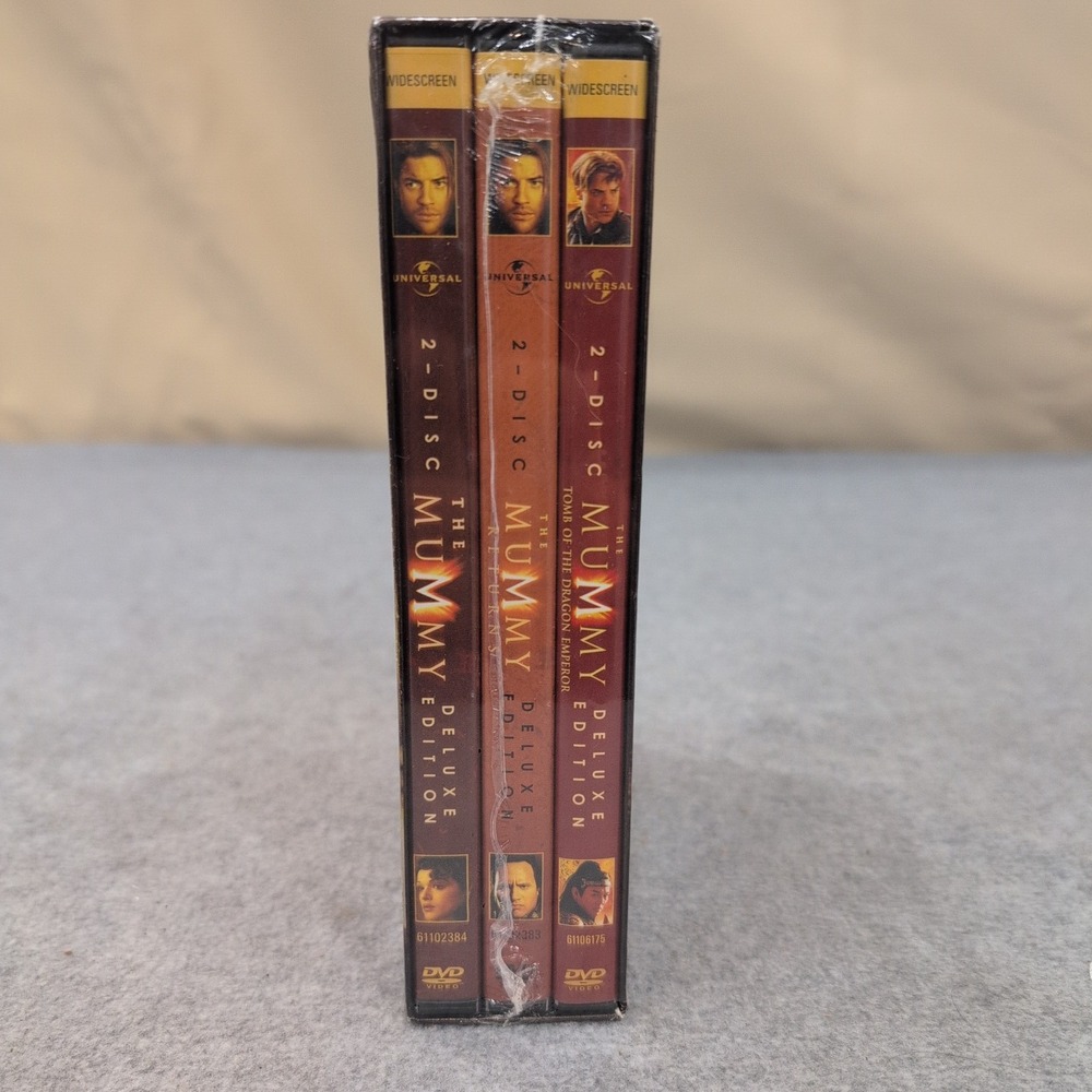 The Mummy Trilogy 2 Disc Deluxe‎ Edition DVD Box Set Brand New - Picture 4 of 5